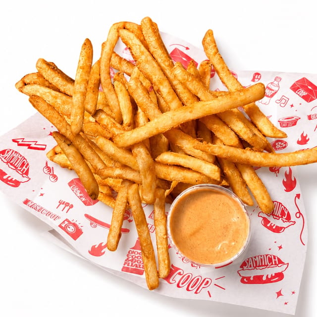 FRESH CUT FRIES.